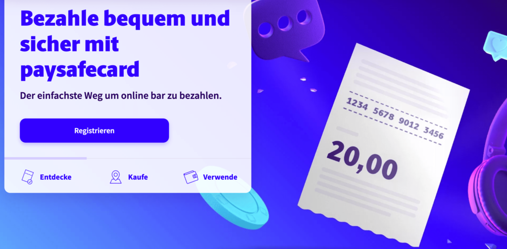 Paysafecard-Guthaben vor der Einzahlung in Online-Casinos